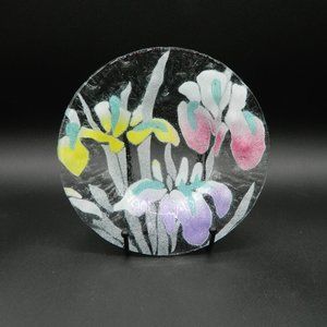 Sydenstricker Fused Glass Bread and Butter or Dessert Plates Set of 4
